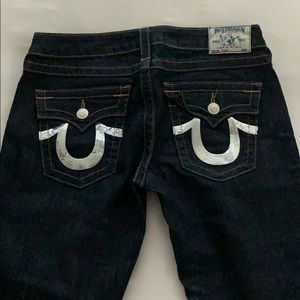 True Religion Sequin pocket Skinny jeans